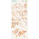 Go Now Go Collection Cardstock Stickers With Foil Accents Accents And Phrases