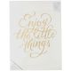 Crate Paper Color Reveal Collection Watercolor Panel 18 x 24 Enjoy The Little Things