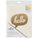 Color Reveal Collection Watercolor Notebook 6 X 8 Hello