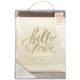 Color Reveal Collection Watercolor Hanging Print 11 x 15 Hello Love