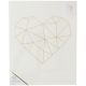 Color Reveal Collection Watercolor Panel 16 X 20 Geo Heart