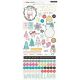 Snow And Cocoa Collection Cardstock Stickers Accents