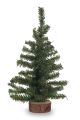 Christmas Floral Canadian Pine Tree With Wood Look Base 60 Tips