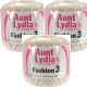 Spinrite Aunt Lydia's Fashion Crochet Thread Bridal White 1 Pack of 3 Piece