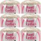 Spinrite Aunt Lydia's Fashion Crochet Thread Size 3 Bridal White 1 Pack of 6 Piece