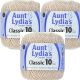 Spinrite Aunt Lydia's Classic Crochet Thread Size 10 Natural 1 Pack of 3 Piece