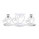 Victoria Lynnunity Candle Set Double Heart Silver