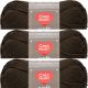 Spinrite Red Heart Soft Yarn Chocolate Pack of 3 Skein