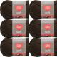 Spinrite Red Heart Soft Yarn Chocolate Pack of 6 Skein