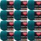 Spinrite Red Heart Super Saver Yarn Real Teal Pack of 12 Skein