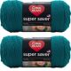 Spinrite Red Heart Super Saver Yarn Real Teal Pack of 2 Skein