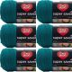 Spinrite Red Heart Super Saver Yarn Real Teal Pack of 6 Skein