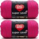 Spinrite Red Heart Super Saver Yarn Shocking Pink Pack of 2 Skein