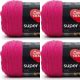 Spinrite Red Heart Super Saver Yarn Shocking Pink Pack of 4 Skein