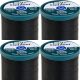 Spinrite Coats Outdoor Living Thread Mini King Spool 200yd Black 1 Pack of 4 Piece