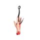 15 Inches Severed Mutilated Bloody Hand With Meat Hook