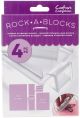 Clear Rock A Blocks Set of 4 Stamping Blocks