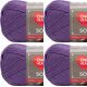 Spinrite Red Heart Soft Yarn Lavender Pack of 4 Skein