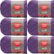 Spinrite Red Heart Soft Yarn Lavender Pack of 6 Skein
