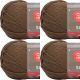 Spinrite Red Heart Soft Yarn Toast Pack of 4 Skein