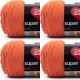 Spinrite Red Heart Super Saver Yarn Carrot Pack of 4 Skein
