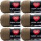 Spinrite Red Heart Super Saver Yarn Cafe Latte Pack of 6 Skein