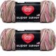 Spinrite Red Heart Super Saver Yarn Pink Camo Pack of 2 Skein