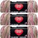 Spinrite Red Heart Super Saver Yarn Pink Camo Pack of 3 Skein