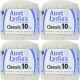 Spinrite Aunt Lydia's Classic Crochet Thread Size 10 Antique White 1 Pack of 4 Piece