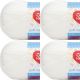 Spinrite Red Heart Soft Baby Steps Yarn White Pack of 4 Skein