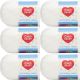 Spinrite Red Heart Soft Baby Steps Yarn White Pack of 6 Skein