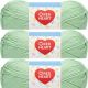 Spinrite Red Heart Soft Baby Steps Yarn Baby Green Pack of 3 Skein