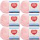 Spinrite Red Heart Soft Baby Steps Yarn Baby Pink Pack of 6 Skein