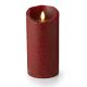 Lm20703452 Flameless Candle Rio Country Pillar 7inches Red