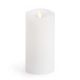 Flameless Candle Unscented White Wax 360 Pillar 6 Inch