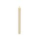 Flameless Candle Unscented Wax Dipped Classic Taper Ivory 12 Inches