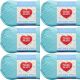 Spinrite Red Heart Soft Baby Steps Yarn Aqua Pack of 6 Skein