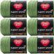 Spinrite Red Heart Super Saver Yarn Tea Leaf Pack of 6 Skein