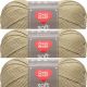 Spinrite Red Heart Soft Yarn Wheat Pack of 3 Skein
