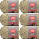 Spinrite Red Heart Soft Yarn Wheat Pack of 6 Skein