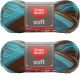Spinrite Red Heart Soft Yarn Waterscape Pack of 2 Skein