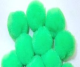 Pom Poms Neon Green 0.75 Inch