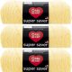 Spinrite Red Heart Super Saver Yarn Lemon Pack of 3 Skein
