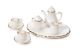 Miniature ?White Ceramic Tea Service?2.5 Inches