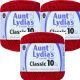 Spinrite Aunt Lydia's Classic Crochet Thread Cardinal 1 Pack of 3 Piece