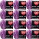 Spinrite Red Heart Super Saver Yarn Purple Tone Pack of 12 Skein