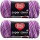 Spinrite Red Heart Super Saver Yarn Purple Tone Pack of 2 Skein