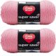 Spinrite Red Heart Super Saver Yarn Perfect Pink Pack of 2 Skein