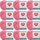 Spinrite Red Heart Soft Baby Steps Yarn Strawberry Pack of 12 Skein
