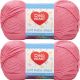 Spinrite Red Heart Soft Baby Steps Yarn Strawberry Pack of 2 Skein